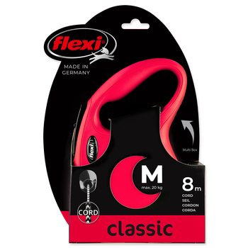 Vodítko Flexi Classic New lanko M červené 8m-KS