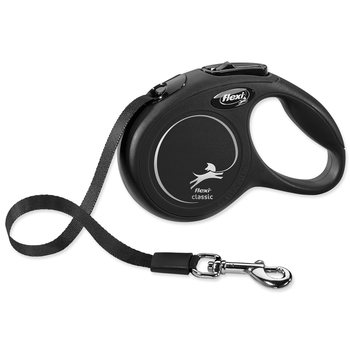 Vodítko Flexi Classic New páska XS černé 3m-KS