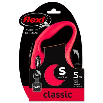 Vodítko Flexi Classic New páska S červené 5m-KS