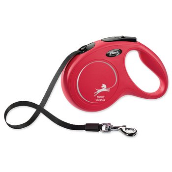 Vodítko Flexi Classic New páska M červené 5m-KS