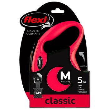 Vodítko Flexi Classic New páska M červené 5m-KS