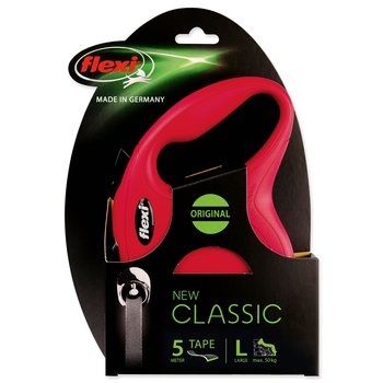 Vodítko Flexi Classic New páska L červené 5m-KS
