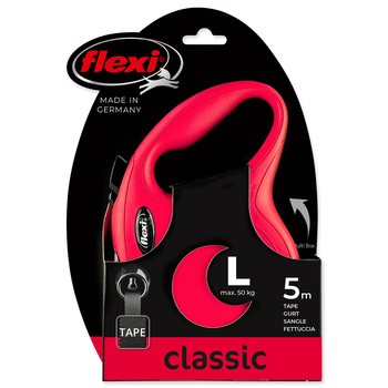 Vodítko Flexi Classic New páska L červené 5m-KS