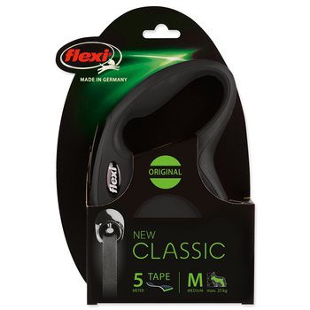 Vodítko Flexi Classic New páska M černé 5m-KS