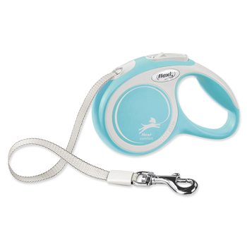 Vodítko Flexi New Comfort páska XS světle modré 3m-KS