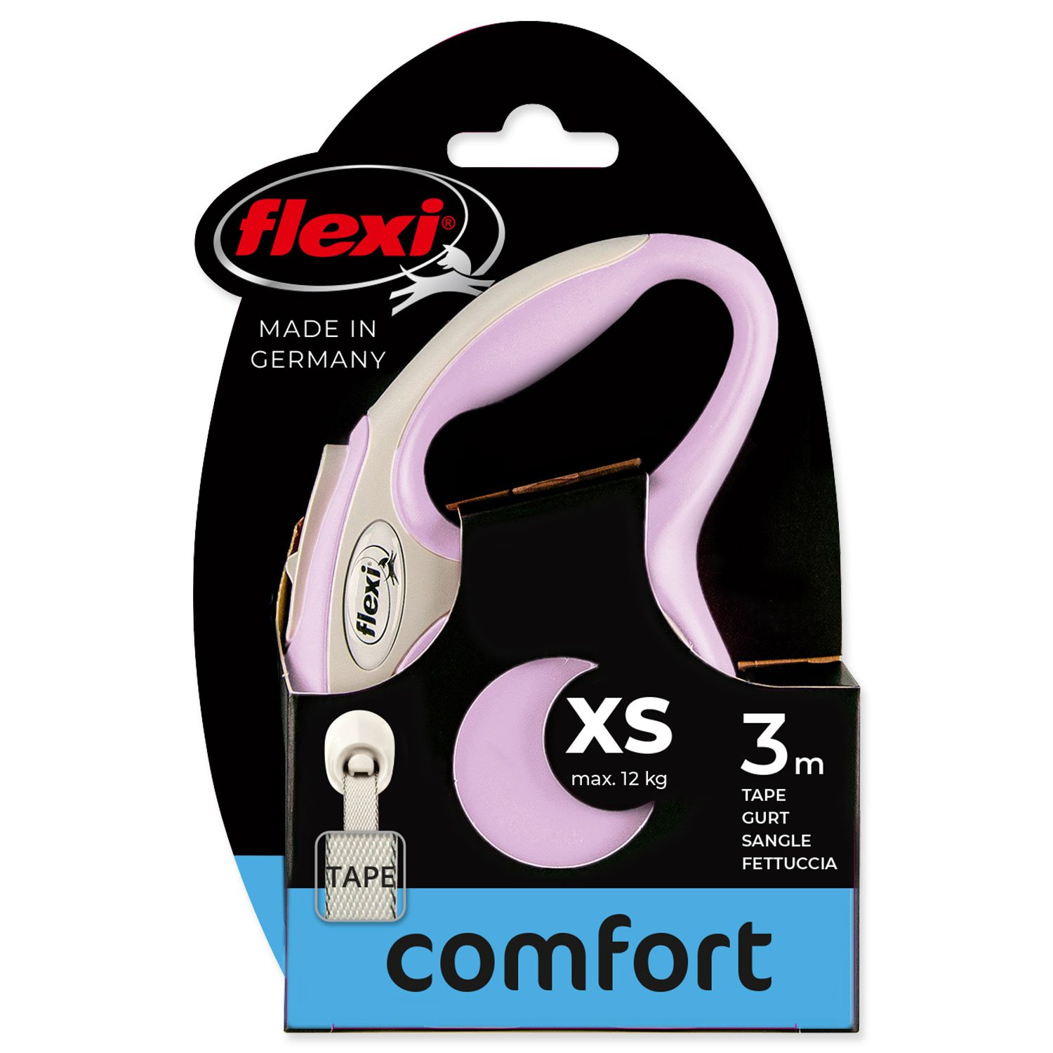 Vodítko Flexi New Comfort páska XS růžové 3m-KS