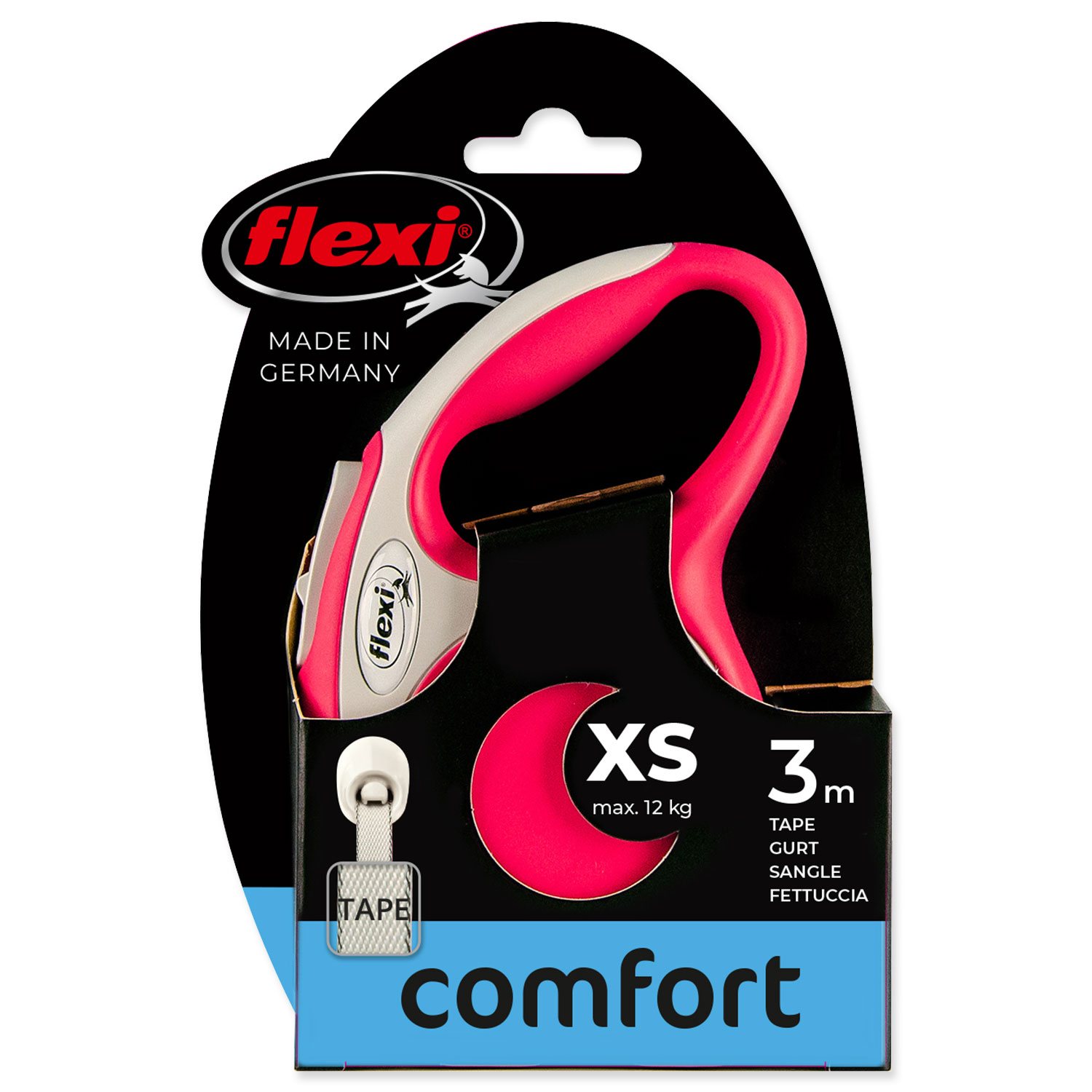 Vodítko Flexi New Comfort páska XS červené 3m-KS