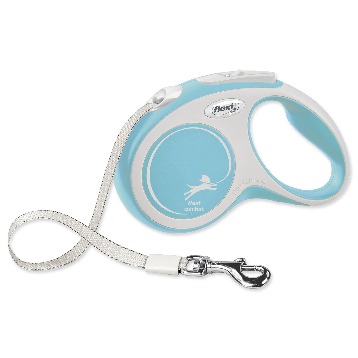 Vodítko Flexi New Comfort páska S světle modré 5m-KS