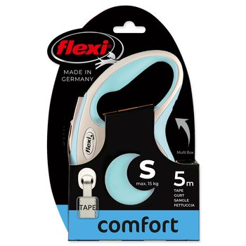 Vodítko Flexi New Comfort páska S světle modré 5m-KS