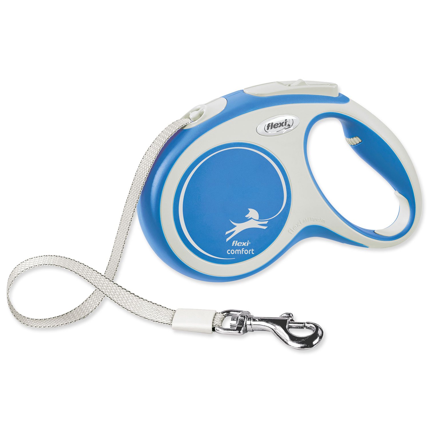 Vodítko Flexi New Comfort páska M modré 5m-KS