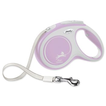 Vodítko Flexi New Comfort páska M růžové 5m-KS