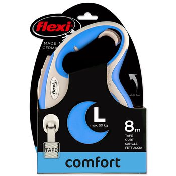 Vodítko Flexi New Comfort páska L modré 8m-KS