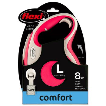 Vodítko Flexi New Comfort páska L červené 8m-KS