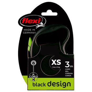 Vodítko Flexi Black Design lanko XS zelené 3m-KS