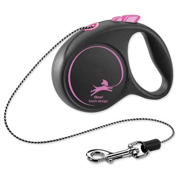 Vodítko Flexi Black Design lanko XS růžové 3m-KS