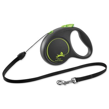 Vodítko Flexi Black Design lanko S zelené 5m-KS