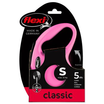 Vodítko Flexi Black Design lanko S růžové 5m-KS