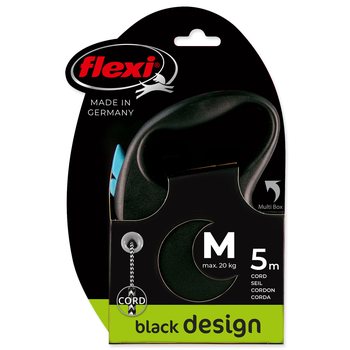 Vodítko Flexi Black Design lanko M modré 5m-KS