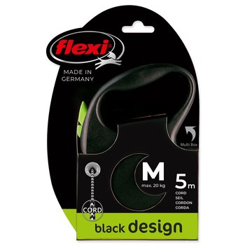 Vodítko Flexi Black Design lanko M zelené 5m-KS