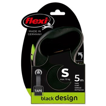 Vodítko Flexi Black Design páska S zelené 5m-KS