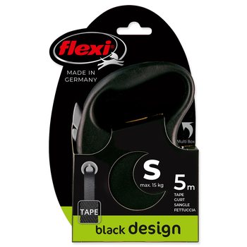 Vodítko Flexi Black Design páska S černé 5m-KS