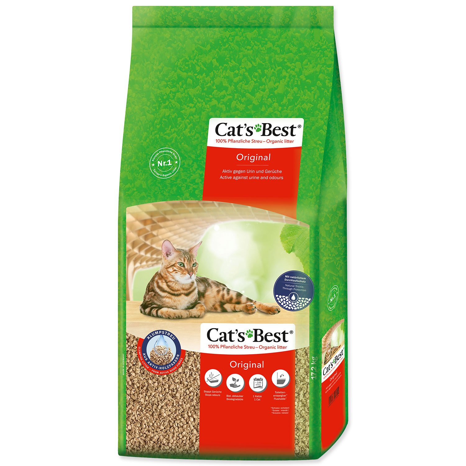 Kočkolit Cats Best Original 40l/17,2kg-KS