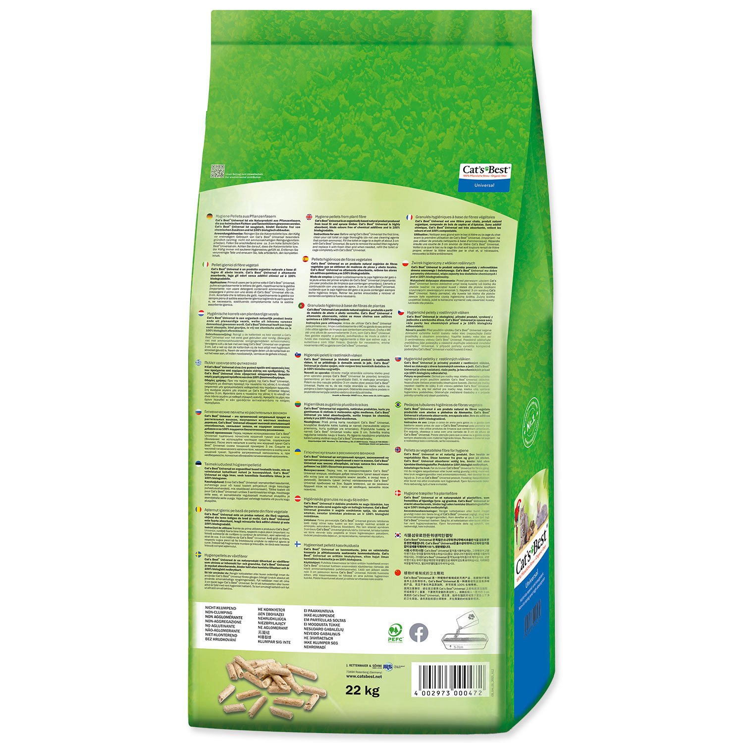 Kočkolit Cats Best Univers.40l/22kg-KS