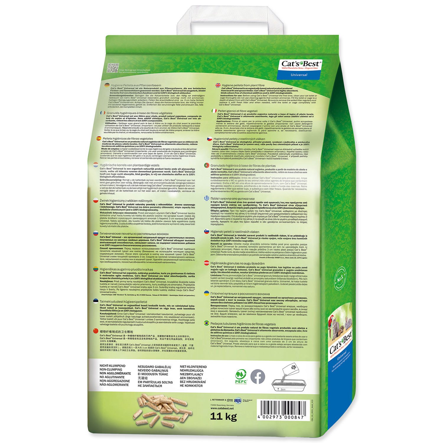 Kočkolit Cats Best Univers.20l/11kg-KS