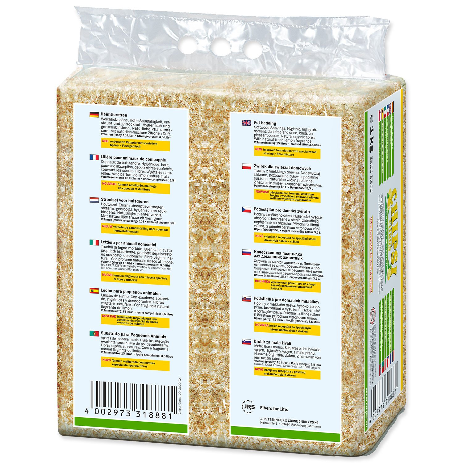 Hobliny Chipsi citrus 15l/1kg-KS
