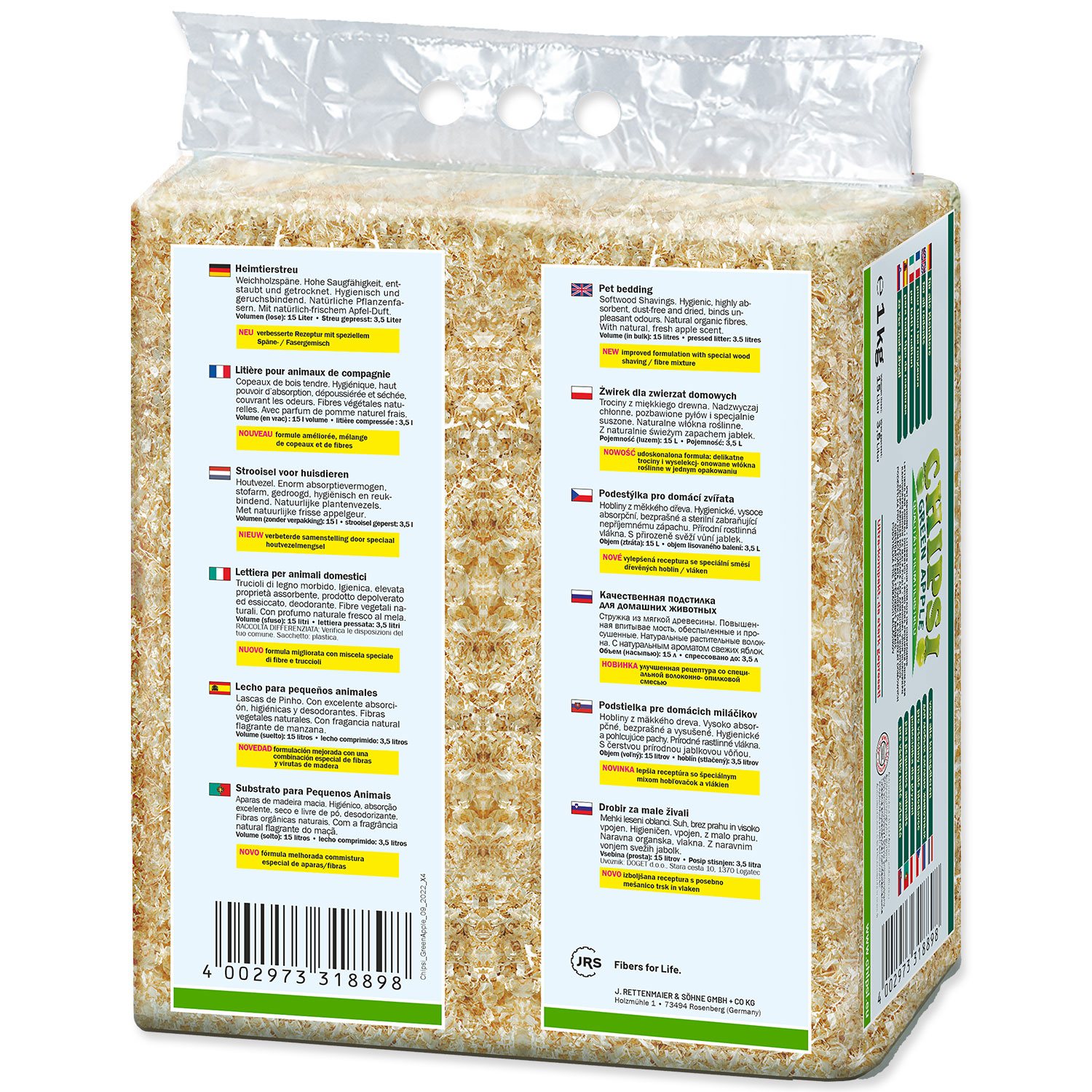 Hobliny Chipsi jablko 15l/1kg-KS