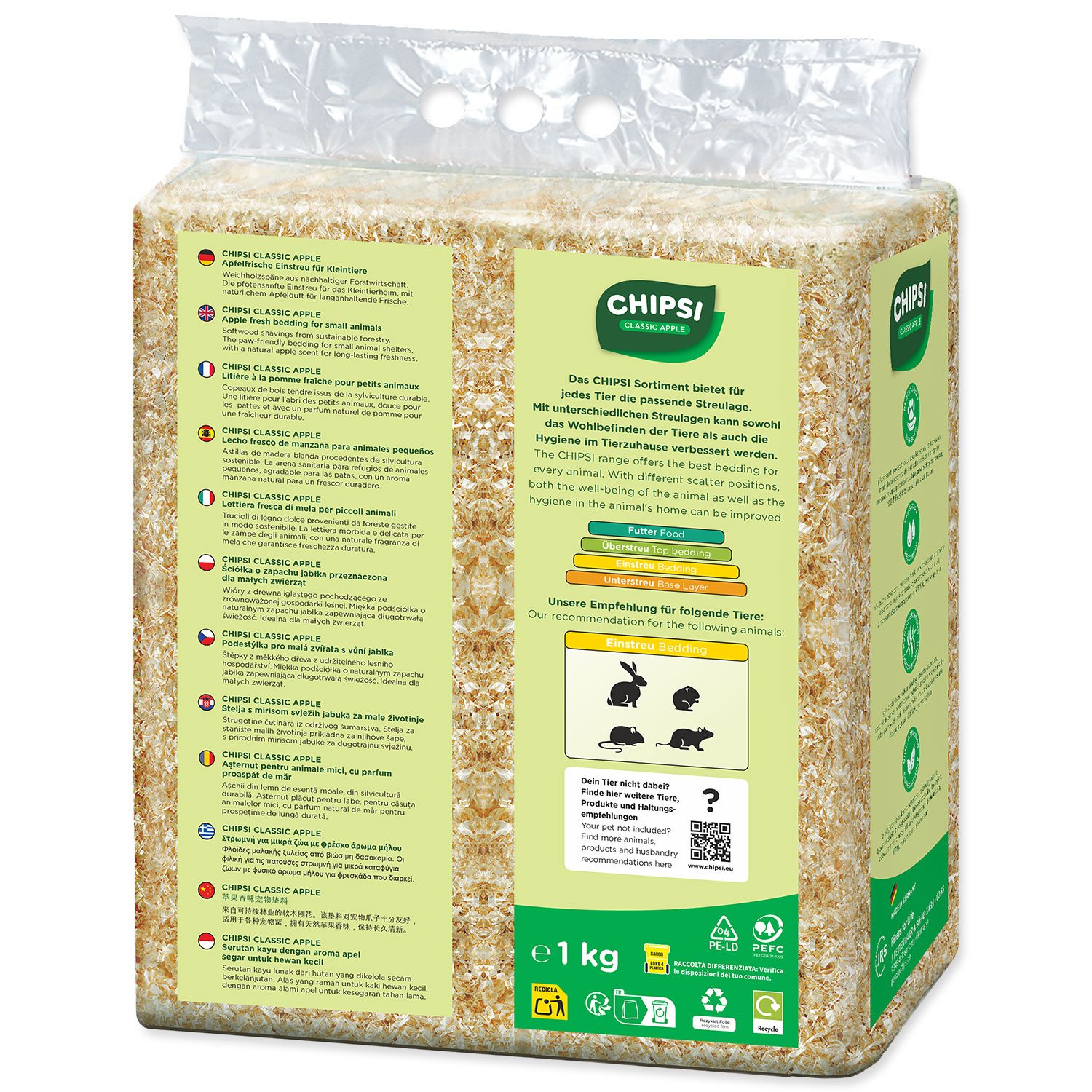 Hobliny Chipsi jablko 15l/1kg