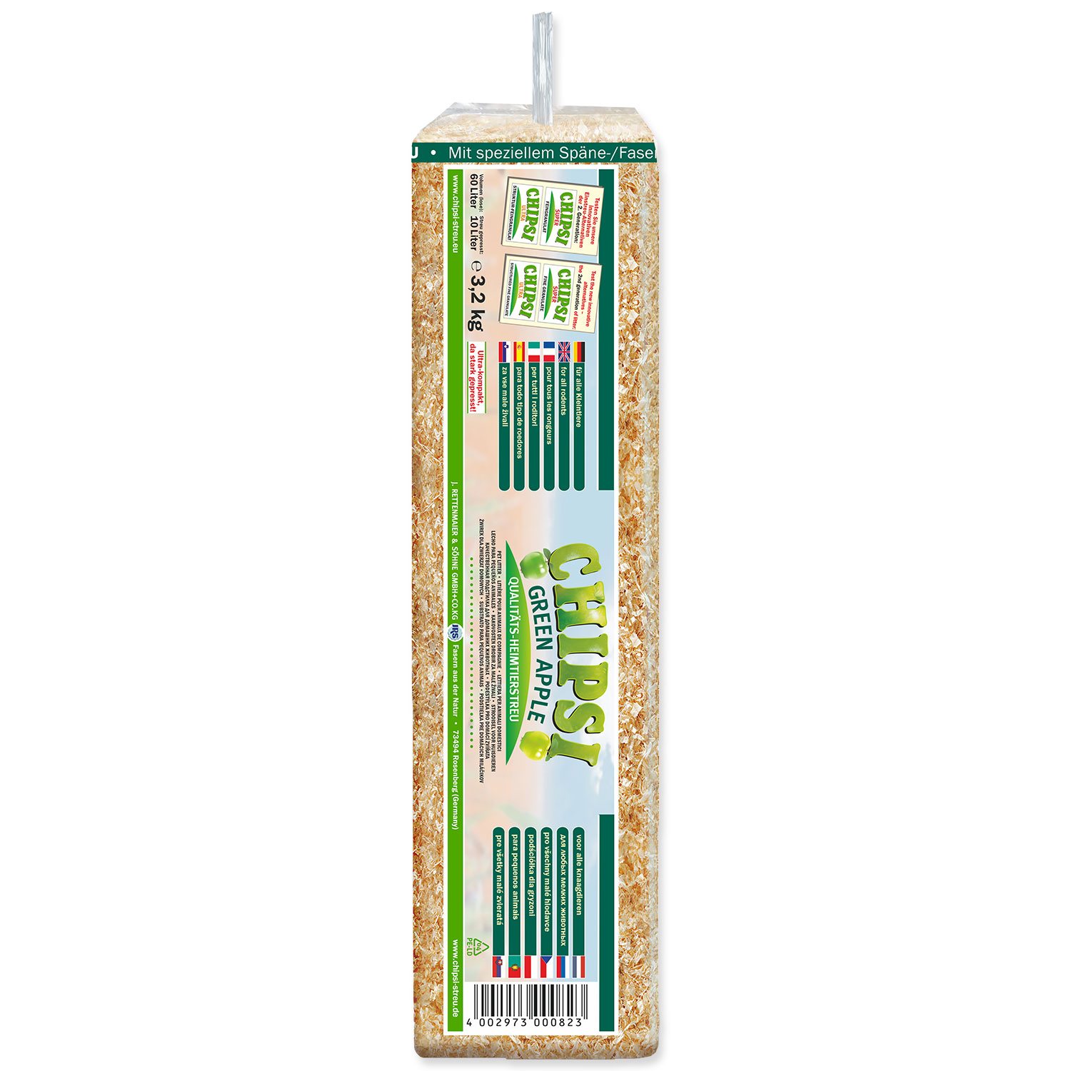 Hobliny Chipsi jablko 60l*3,2kg-KS