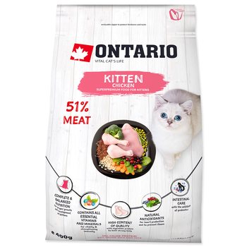 Krmivo Ontario Kitten Chicken 0,4kg-KS