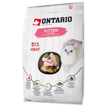Krmivo Ontario Kitten Chicken 6,5kg-KS