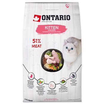 Krmivo Ontario Kitten Chicken 6,5kg-KS