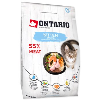 Krmivo Ontario Kitten Salmon 0,4kg-KS