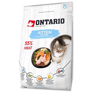 Krmivo Ontario Kitten Salmon 0,4kg-KS