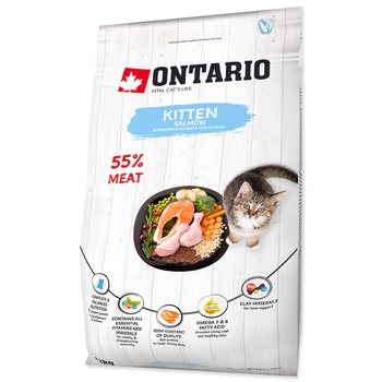 Krmivo Ontario Kitten Salmon 2kg-KS