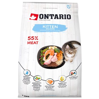 Krmivo Ontario Kitten Salmon 2kg-KS