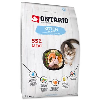 Krmivo Ontario Kitten Salmon 6,5kg-KS