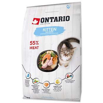 Krmivo Ontario Kitten Salmon 6,5kg-KS