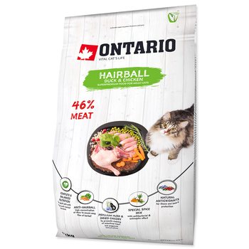 Krmivo Ontario Cat Hairball 2kg-KS