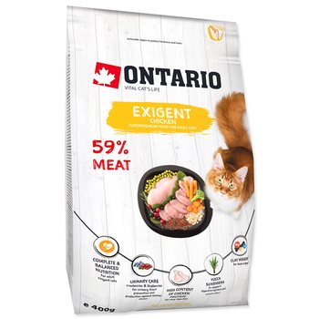 Krmivo Ontario Cat Exigent 0,4kg-KS