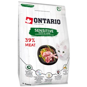 Krmivo Ontario Cat Sensitive/Derma 0,4kg-KS