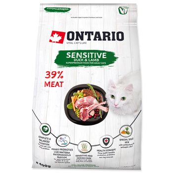 Krmivo Ontario Cat Sensitive/Derma 0,4kg-KS