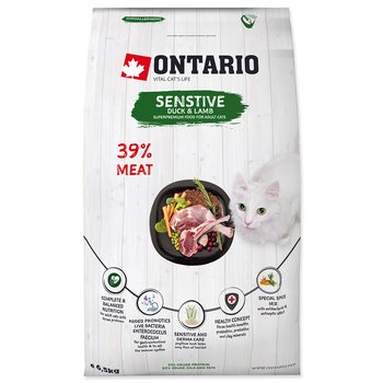 Krmivo Ontario Cat Sensitive/Derma 6,5kg-KS
