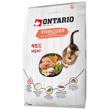 Krmivo Ontario Cat Sterilised Salmon 6,5kg-KS