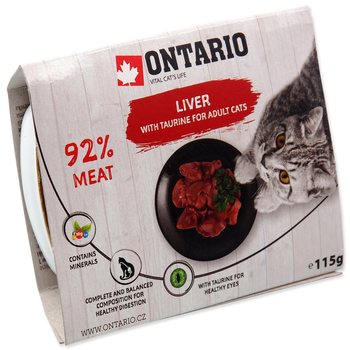 Vanička Ontario játra s taurinem 115g-KS
