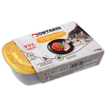 Vanička Ontario kuře s hovězím a taurinem 115g-KS