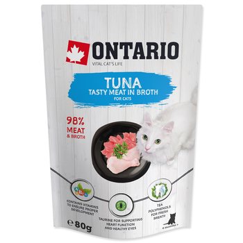 Kapsička Ontario tuňák ve vývaru 80g-KS